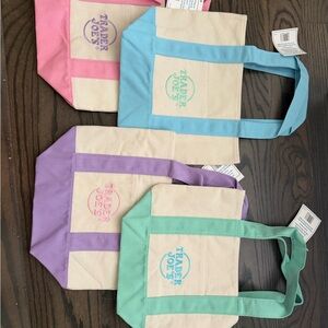 Trader Joe's Colorful Canvas Tote Bag Collection Sold out at the store